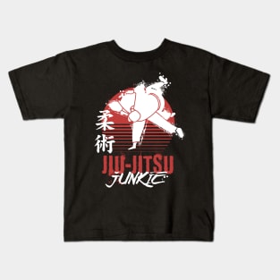 Jiu Jitsu Junkie Martial Arts Kids T-Shirt